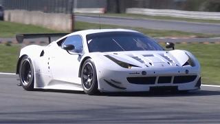 LOUD Ferrari 458 GT2/GTE - Naturally Aspirated V8 SOUND On Track!