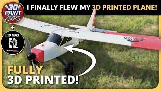 I FINALLY "flew" my 3D Printed Airplane!