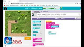 Code org Lesson 16 While Loops in Farmer