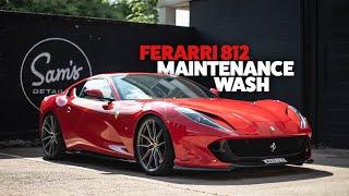 Ferarri 812 gets a Maintenance Wash