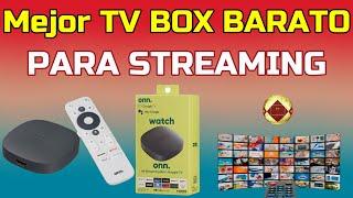 Qué tv box barato comprar en 2024 Cuál es la Mejor TV Box 4K para Streaming Review Onn 4k Google TV