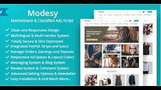 Modesy - Marketplace & Classified Ads Script - Installation