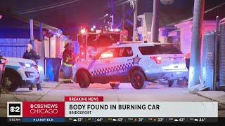 Body found in trunk of burning car on Chicago's South Side