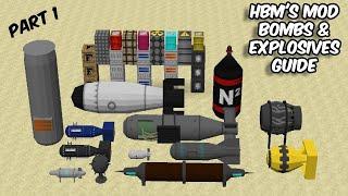 HBMs Mod BOMB & EXPLOSIVES Guide - PART 1 - Non Nuclear Bombs , Land Mines and Basic Explosives
