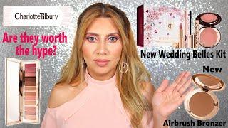 New Charlotte Tilbury Airbrush Bronzer, Wedding Belles Kit & Pillow Talk Eyeshadow Palette Review