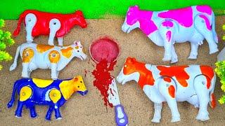 MUST WATCH ‼️THE AMAZING COLOURFULL COW CARTOON VIDEO POTONG SIMOLASI QURBANI IDULIDHA@toystory7209