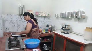 Saree vlog Cleaning vlog  kitchen cleaning vlog// housewife vlog