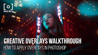 How To Apply Overlays In Photoshop with Creative Overlay Packs | PRO EDU