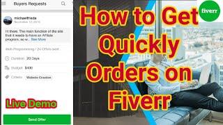 How to Send Effective Buyer Requests to Get Quickly Orders on Fiverr 2021 || fiverr buyer requests