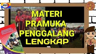 Materi Pramuka Penggalang Lengkap