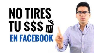 NO Tires Tu Dinero en Facebook!