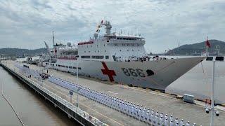 Chinese naval hospital ship sets sail for South Pacific