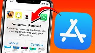 How To Fix Payment Method Verification Required in App Store | 2023 | Verification Required iOS 15