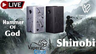 REVUE & LIVE Box Hammer of God 400 Shinobi Vaperz Cloud