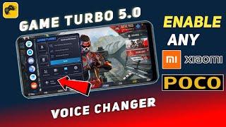 Redmi game turbo 5.0 | Voice changer | Xiaomi/Poco/Redmi all models | Xiaomi security app