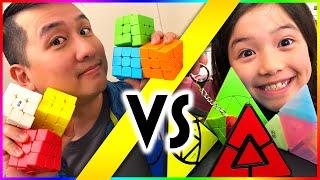 My Daughter HIJACKED This Video!  Family Cubing Adventures