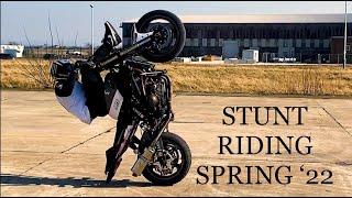 SPRING '22 | KAWASAKI ZX6R STUNT RIDING | JONNY DAVIES | JD STUNTS