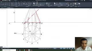 Lecture 89 #Section of Solids Problem5 #Section Plane Perpendicular to VP & AIP Inclined to HP #Cone