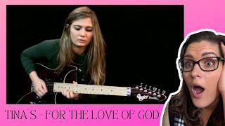 LucieV Reacts to Tina S - For Love Of God (Steve Vai Cover)