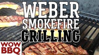 Grilling on the Weber SmokeFire - Steaks