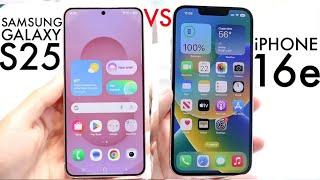 iPhone 16e Vs Samsung Galaxy S25! (Comparison) (Review)