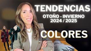 TENDENCIAS OTOÑO INVIERNO 2024 / 2025 - COLORES