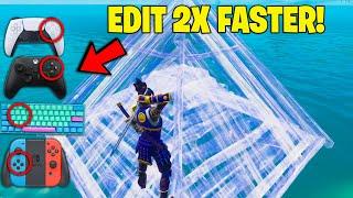 The SECRET Setting To Edit 2X FASTER on Fortnite! (Console & PC!)