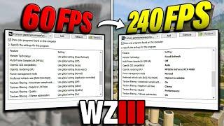 Best NVIDIA Control Panel Settings for Warzone 3! (MAX FPS & Sharpening)