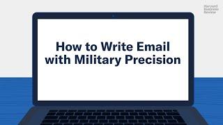 How to Write Email with Military Precision