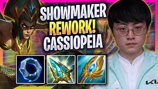 SHOWMAKER TRIES CASSIOPEIA WITH NEW REWORK! - DK ShowMaker Plays Cassiopeia MID vs Lucian!