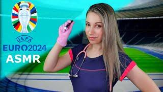 ASMR | Médico de Fútbol en la Eurocopa 2024 | Curando tu Oído | Roleplay Español