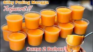 Cuma 2 Bahan Selalu Jadi Incaran setiap Ada acara ‼️ Silky Puding Mangga Pecah Banget dimulut