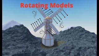 How to Make a Rotating/Spinning Model in Roblox Studio