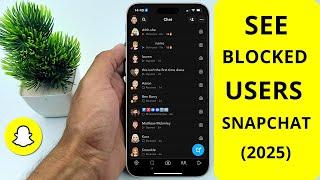 How to See Blocked Users on Snapchat (2025) | Find & Unblock Friends Easily