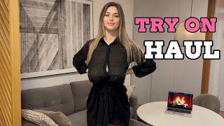 Try on  transparent robe | Get ready with me