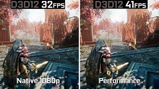 GTX 1050 Ti - Godfall - FidelityFX Super Resolution - Benchmark Comparison