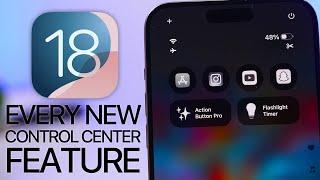 iOS 18 Control Center - Every NEW Feature !