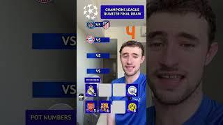 FILTER PREDICT THE UCL QUARTER FINAL DRAW 