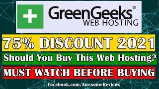 GreenGeeks Review - GreenGeeks 75% Discount - Best Web Hosting To Buy?