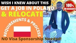 HOW TO GET  A JOB+WORK PERMIT IN POLAND & RELOCATE FASTER  | Job 100% guaranteed!