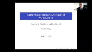 Anand Pillay (Notre Dame), Approximate subgroups with bounded VC dimension, 12th May 2020