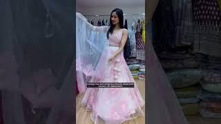 Organza Designer Lehenga CholiShopping in Chandni Chowk#shorts #ashortaday #lehenga #lehengacholi