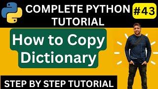 How to Copy Dictionary in Python || Python Dictionary Copy Function || Copy a Dictionary in Python