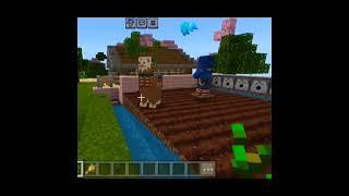 My Automatic Crop Farm  #shorts #minecraft