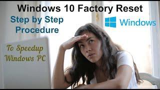 How to Reset Windows to Factory Settings without installation disc | Reset Windows to Factory
