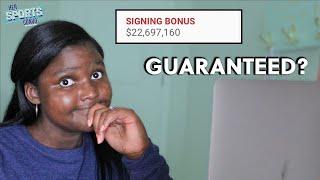 How much do NFL rookies REALLY make? Signing Bonus, Guarantees & Contracts I Sports Talk Simplified