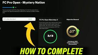 How To Complete FC Pro Open - Mystery Nation Objective - FC 25 Matchday 5 Objective