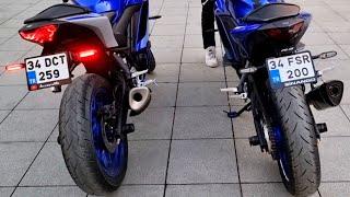 YAMAHA R25 / ORJİNAL ve AKRAPOVİÇ EGSOZ SES KARŞILAŞTIRMA