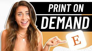 Watch me Build Etsy Print on Demand  Products (FULL TUTORIAL) 2022