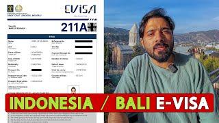 How to apply E-VISA for Bali / Indonesia Visa for Pakistani & Indian | Complete Guide